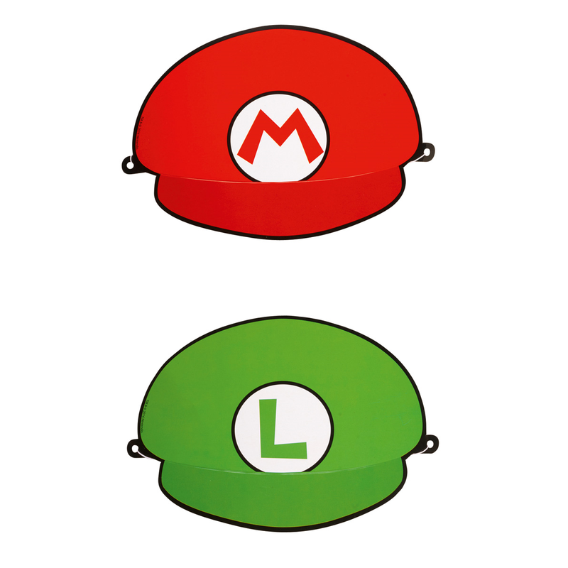 Super Mario Hats 8pcs