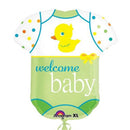 WELCOME BABY DRESS BALLOON