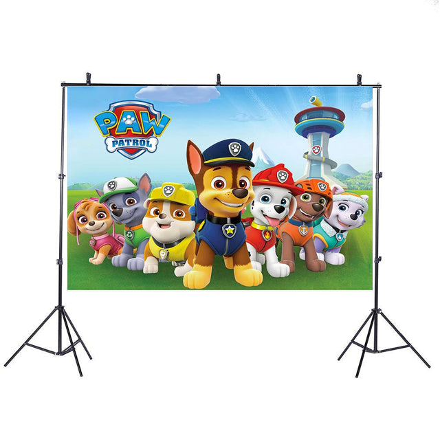 Paw Patrol Personalized Backdrop Banner