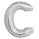 C SILVER LETTER FOIL LARGE BALLOON F/B