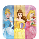 PRINCESS DREAM BIG 9" SQUARE PAPER PLATES 8PCS.
