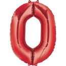 #0 RED FOIL LARGE BALLOON F/B /بالونات الهيليوم