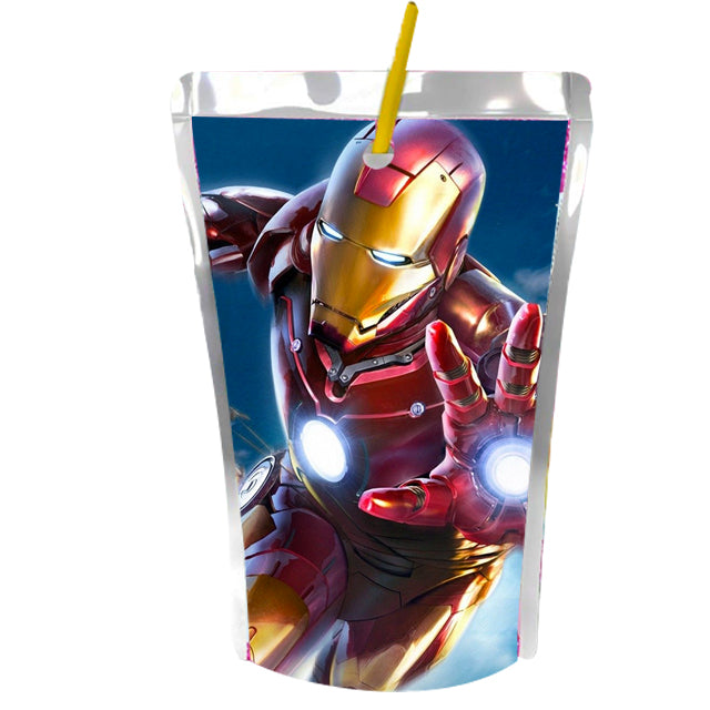 Iron Man Juice Label