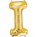 I GOLD LETTER FOIL LARGE BALLOON