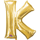 LETTER K GOLD BALLON