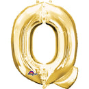 Q GOLD LETTER FOIL LARGE BALLOON
