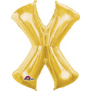 X GOLD LETTER FOIL LARGE BALLOON
