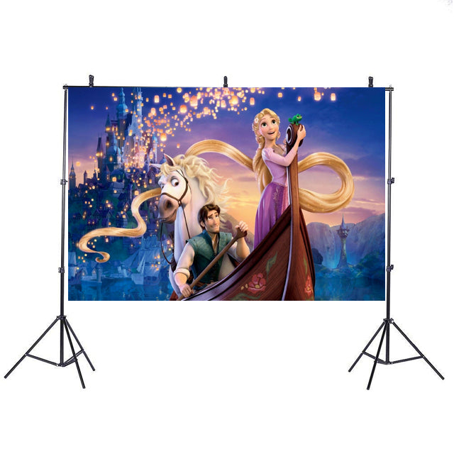 Rapunzel Backdrop Banner