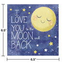 NAPKINS MOON AND BACK