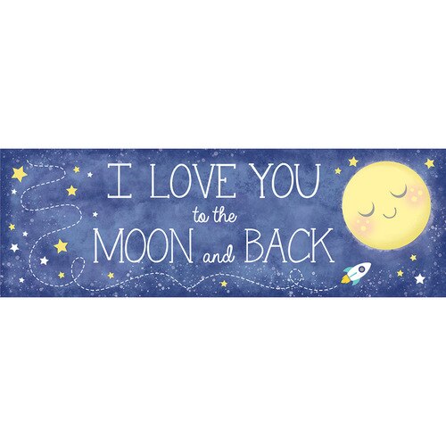 GIANT PARTY BANNER MOON AND BAK