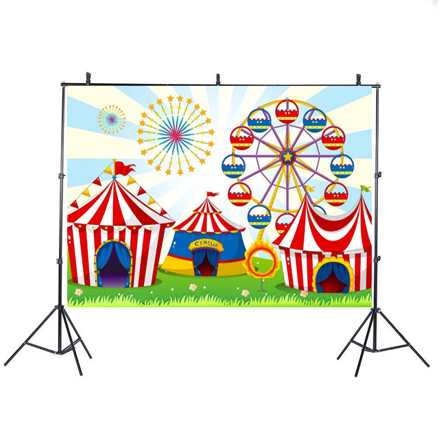 Circus Theme Backdrop
