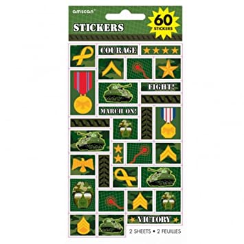 STICKER SHEETS CAMOUFLAGE