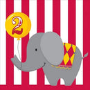 NAPKINS 2ND BDAY CIRCUS THEM