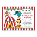 Circus Theme Invitation