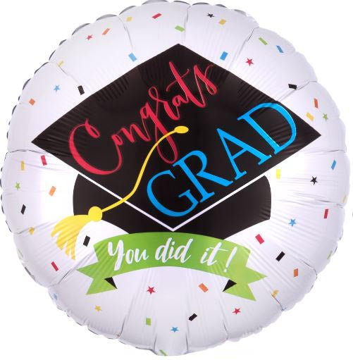 Congrats GRAD You did it! Mylar Balloon 45cm