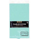 Robins Egg Blue Plastic Table Cover 54 X 108in