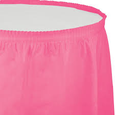 CANDY PINK TABLE SKIRT