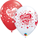 Latex Valentine's Kisses & Hugs Assortment 11" SIZE