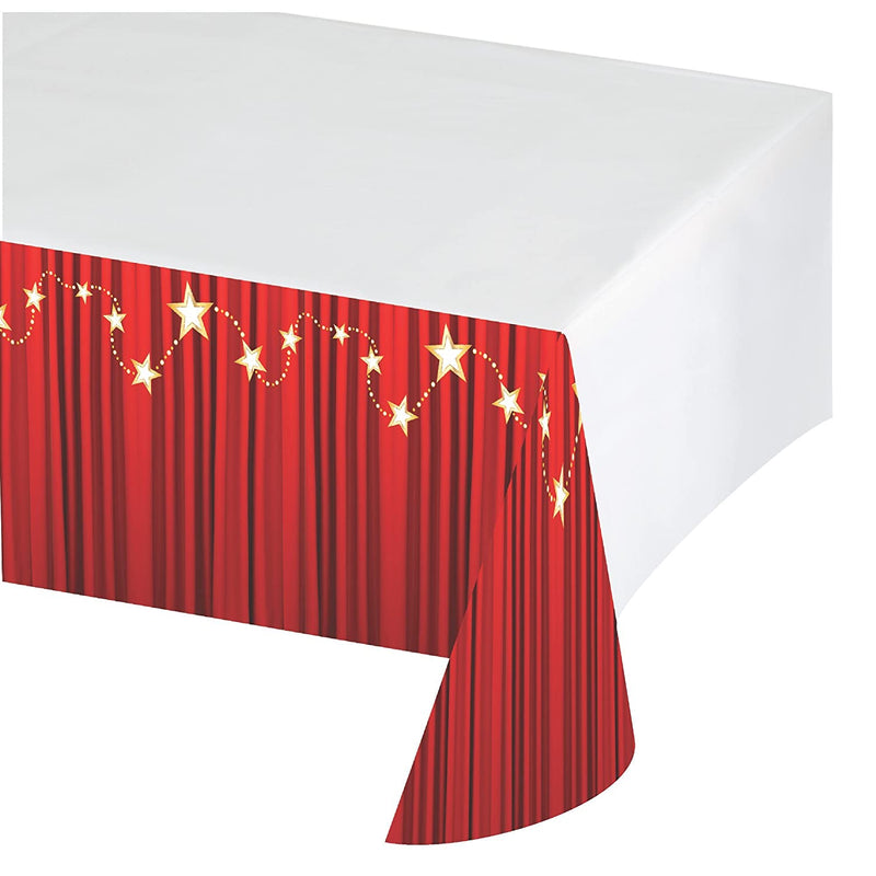 HOLLYWOOD LIGHTS PLASTIC TABLECOVER