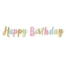 Confetti Fun Letter Banner-Glitter Paper 12ft