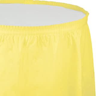 SOLID YELLOW TABLE SKIRT