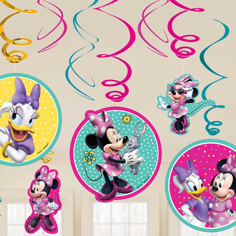 MINNIE MOUSE HAPPY HELPERS SWIRL HANGING DECOR