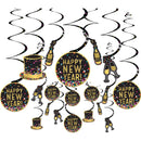 New Year Swirl Decoration