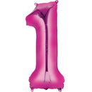 #1 PINK FOIL LARGE BALLOON /بالونات الهيليوم