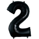 #2 BLACK FOIL LARGE BALLOON /بالونات الهيليوم
