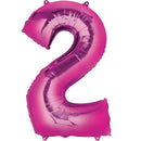 #2 PINK FOIL LARGE BALLOON /بالونات الهيليوم