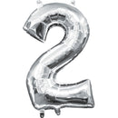 #2 SILVER FOIL LARGE BALLOON /بالونات الهيليوم