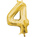 #4 GOLD FOIL LARGE BALLOON /بالونات الهيليوم