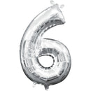 #6 SILVER FOIL BALLOON