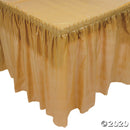 Gold Plastic Table Skirt 21ft x 29in