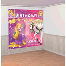 HAPPY BIRTHDAY WALL BANNER RAPUNZEL DREAM BIG