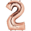 #2 ROSEGOLD FOIL LARGE BALLOON /بالونات الهيليوم