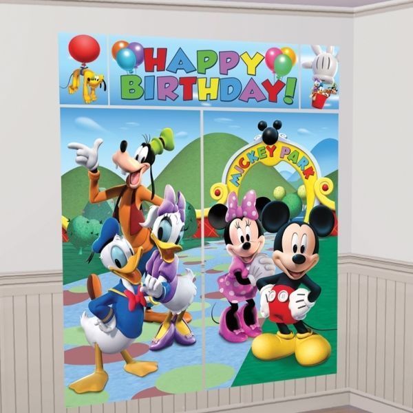 HAPPY BIRTHDAY BANNER MICKEY MOUSE