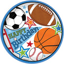 SPORTS PARTY VALUE 9" PAPER PLATE